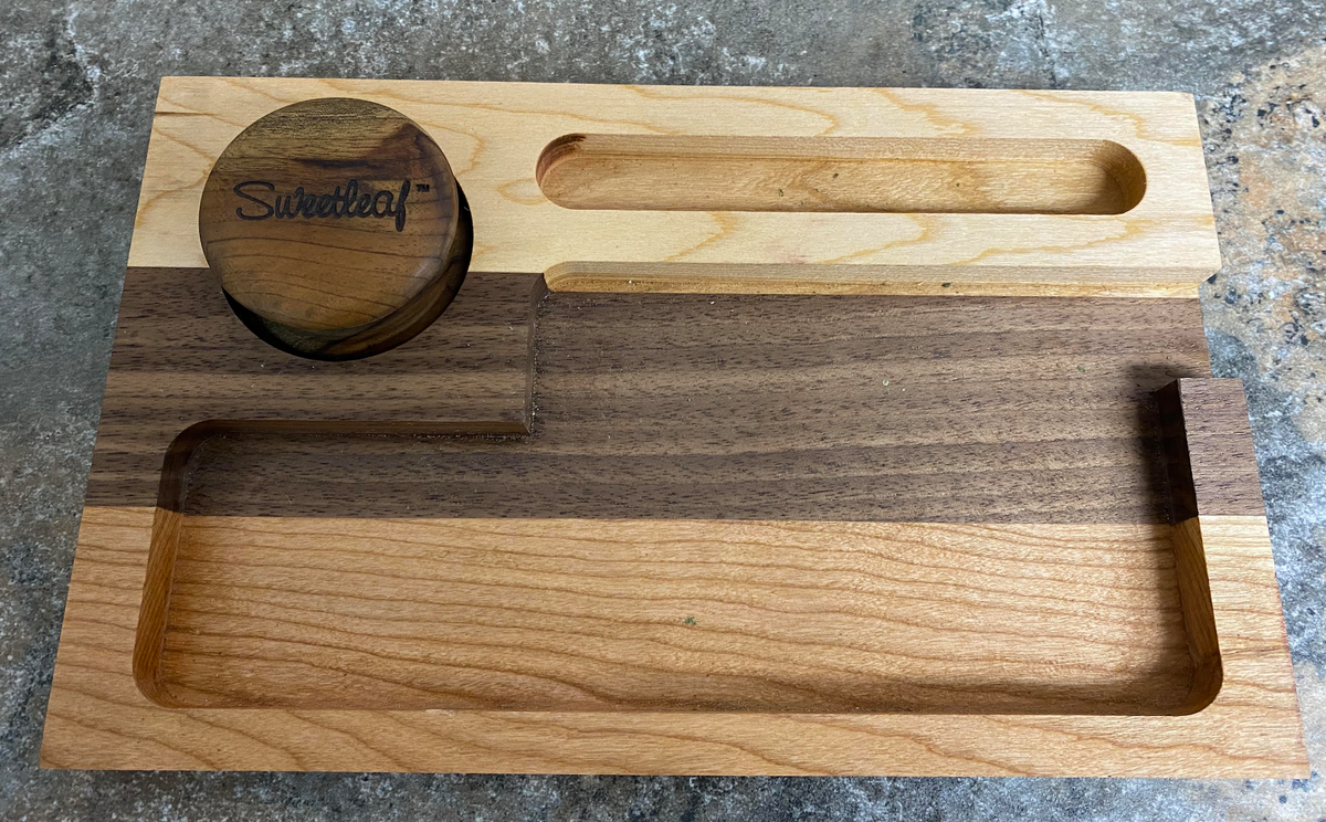 Pocket Size Grinder Rolling Tray Sweetleaf Grinders