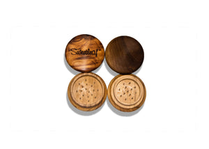 Pocket-Size Wooden Hemp Grinder