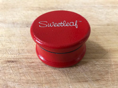 Distributor - Burn One Down Red - Aluminum Pocket Size Grinder
